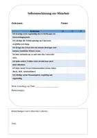 Vorschau - Anderer Materialtyp - Selbsteinschätzung mündliche Mitarbeit (alle Klassenstufen) - Seite 3