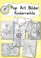Vorschau - Mal- und Bastelvorlagen - Pop Art Bilder Kinderrechte Kunst - Deckblatt