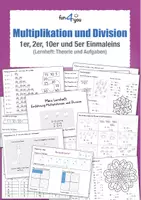 Vorschau - Arbeitsblätter - Einführung Multiplikation und Division - Kernreihen - Lernheft - Deckblatt