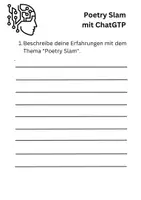 Vorschau - Stundenentwürfe - Poetry Slam mit ChatGPT - Eine Unterrichtsreihe zum Thema ChatGPT für 6-8 UE - Seite 3