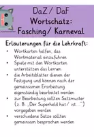 Vorschau - Unterrichtsreihen - DaZ/ DaF Wortschatz: Karneval/ Fasching - Seite 2