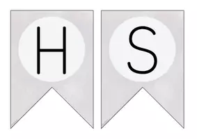 Vorschau - Anderer Materialtyp - Wimpelkette HSU grau - Deckblatt