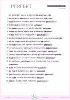Vorschau - Stationenlernen - Perfekt mit haben & sein - Vp2 - Übungen mit Lösung PDF - Seite 2