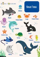 Aperçu - Affichage - Affiche - Animaux Sous l'eau - Graines d'O - Page de couverture