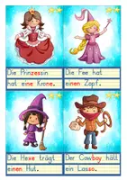 Vorschau - Bildkarten - Schreibspaziergang: Fasching (Wörter und erste Sätze) - Seite 3