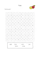 Vorschau - Arbeitsblätter - Materialpaket Englisch Fruits - Seite 1