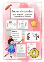 Vorschau - Arbeitsblätter - Materialpaket Personen beschreiben - Fasching und Karneval - Seite 1
