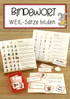 Vorschau - Anderer Materialtyp - Bindewort WEIL – Sätze vervollständigen - Deckblatt
