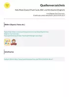 Vorschau - Bildkarten - Holy Week (Easter) Flash Cards; Bild- und Wortkarten (Englisch) - Seite 1