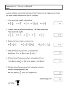 Vorschau - Klassenarbeiten - Klassenarbeit Rechnen mit Brüchen Klasse 7 mit Lösung - Seite 2