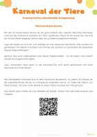 Vorschau - Stundenentwürfe - ,Karneval der Tiere' - Yoga-Karten & Stundenidee, Entspannung - Seite 1