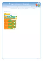 Vorschau - Arbeitsblätter - IMP8 Scratch Programmablaufplan Stellenwert-Anzahlen einer Binärzahl - Seite 3