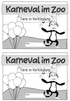 Vorschau - Arbeitsblätter - Tiere in Verkleidung zum Bilderbuch "Karneval im Zoo" - Seite 3