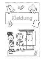 Vista previa - Unidades / Secuencias / Situaciones de Aprendizaje - Aléman - ropa - paquete hojas de trabajo, tarjetas con imagénes, diccionario de imágenes - Kleidung bundle Deutsch - página 2