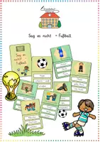 Vorschau - Spiele - Fußball / Sport: Sag es nicht! (Spiel) - Deutsch / DaZ - Kl. 2/3 - Deckblatt