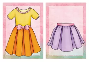 Vista previa - Refuerzo / NEE / Materiales de apoyo - Inglés y Aléman - tarjetas con imagénes - ropa - Flashcards English: clothes - Deutsch: Kleidung - página 3