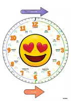Vorschau - Mal- und Bastelvorlagen - Clock faces • Zifferblätter zum Ausschneiden und Basteln - Seite 1
