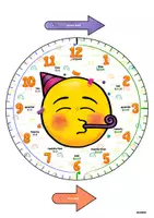 Vorschau - Mal- und Bastelvorlagen - Clock faces • Zifferblätter zum Ausschneiden und Basteln - Seite 2