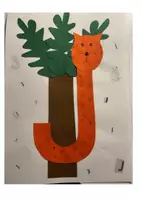 Vorschau - Stationenlernen - Buchstabenbilder basteln - Buchstaben J - Q - Seite 1