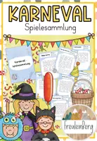 Vorschau - Spiele - Karneval - Fasching - Spielesammlung - Deckblatt