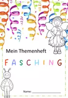 Vorschau - Arbeitsblätter - Fasching kreatives Themenheft🧚🤡 - Seite 1