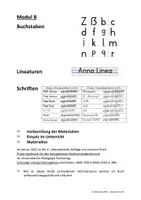 Vorschau - Unterrichtsreihen - Rechtschreibung: Buchstaben, Lineaturen, Schriften (Modul B) - Seite 2
