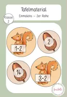 Vorschau - Spiele - Tafelmaterial Einmaleins 2er-Reihe - Deckblatt