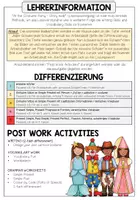 Vorschau - Stundenentwürfe - At the Costume Party - Story Walk (Lesespaziergang) 5-fach differenziert - Seite 1