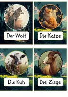 Vorschau - Bildkarten - TIERE - BILDKARTEN (& Bildkarten zum Ausfüllen) - Seite 1