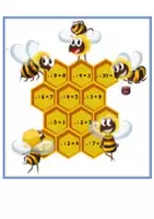 Aperçu - Apprentissages en autonomie - La récolte de nectar jeu de loto sur les tables de division de 2 à 10 - Page 3