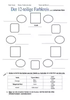 Vorschau - Arbeitsblätter - Der Farbkreis nach Johannes Itten - Deckblatt