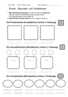 Vorschau - Arbeitsblätter - Der Farbkreis nach Johannes Itten - Seite 1
