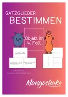 Vorschau - Fördermaterial/Inklusion - Satzgliederbestimmung Akkusativobjekt - Deckblatt