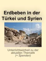 Vorschau - Stundenentwürfe - Erdbeben in der Türkei und Syrien - Unterrichtsmaterial / Spendenoptionen - Deckblatt