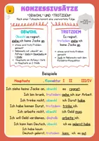 Vorschau - Arbeitsblätter - Materialpaket: Konzessivsätze (obwohl und trotzdem) - Seite 2
