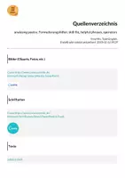 Vorschau - Arbeitsblätter - analysing poetry, Formulierungshilfen, skill file, helpful phrases, operators, version 2 - Seite 1
