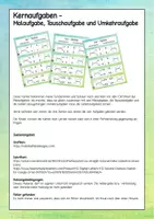 Vorschau - Aufgabenkarten - Kernaufgaben mit Tauschaufgabe und Umkehraufgaben - Deckblatt
