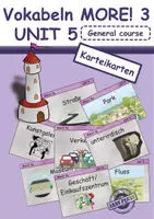 Vorschau - Anderer Materialtyp - Vokabeln UNIT 5; Lehrwerk MORE! 3; General course; Helbling Verlag; Karteikarten - Deckblatt