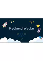 Vorschau - Arbeitsblätter - Rechendreiecke | Arbeitsblätter | Lernvideo - Seite 1