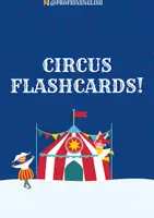 Vista previa - Tarjetas / Manipulativos - Circus flashcards! - Portada