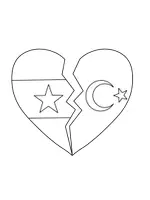 Vorschau - Mal- und Bastelvorlagen - Cliparts zum Ausmalen #ErdbebenTürkeiSyrien - Seite 1