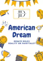 Vorschau - Stundenentwürfe - American Dream Debate: Reality or Fairytale? (Sek II) - Deckblatt