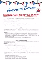 Vorschau - Stundenentwürfe - American Dream Debate: Immigration (Sek II) - Seite 1