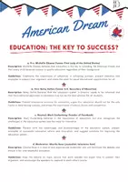 Vorschau - Stundenentwürfe - American Dream Debate: Education (Sek II) - Seite 1