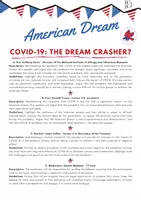 Vorschau - Arbeitsblätter - American Dream Debate: COVID - The Dream Crasher? (Sek II) - Seite 1