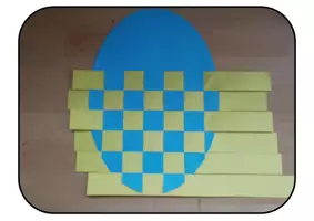 Vorschau - Mal- und Bastelvorlagen - Papier flechten/weben - Ostern - Seite 2