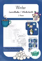 Vorschau - Arbeitsblätter - Winter Lerntheke / Werkstatt / 2. Klasse - Deckblatt