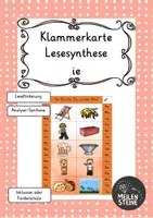 Vorschau - Fördermaterial/Inklusion - Klammerkarte Lesesynthese ie - Deckblatt