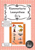 Vorschau - Fördermaterial/Inklusion - Klammerkarte Lesesynthese Ö/ö - Deckblatt