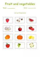 Vorschau - Arbeitsblätter - Fruit and vegetables - Seite 1